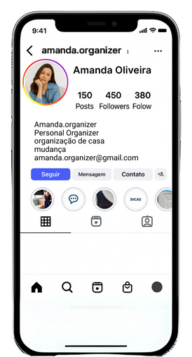 Bio do Instagram antes